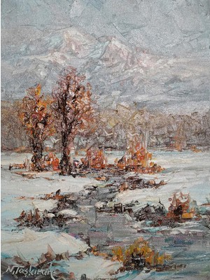 Galeri Atmaca Karlı Dağlar, Dere ve Ağaçlar