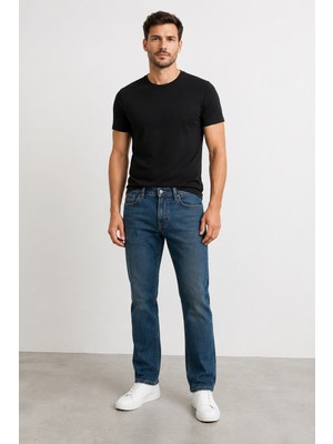 Bihan Store Erkek Regular Kesim Kot Pantolon Mc Clap 7032-AÇIK Yeşil