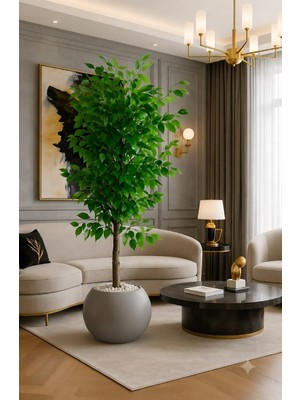 Altun Çiçekcilik Yapay Benjamin 150 cm Lux Saksı Dahil