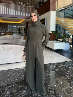 Sevanna Aura Asimetrik Tunik & Pantolon Takım