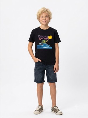 Timsahbaskılıt-Shirt