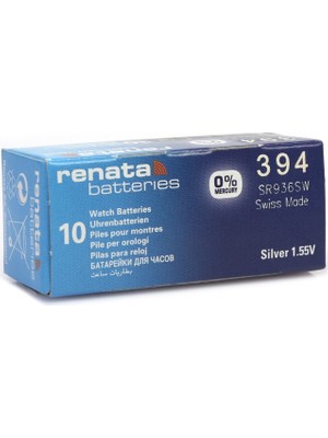 Evimdeyokyok Renata 394 SR936SW 1.55V Alkalin Saat Pili 10 Adet