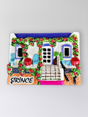 Mundy Şirince Polyester Kabartmalı Magnet 7X5CM Dekoratif Hediyelik Buzdolabı Süsü (KOD:1433)