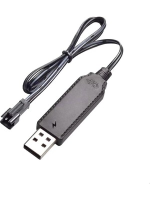 Evimdeyokyok Sertec 3.6V Nı-Cd / Nı-Mh Oyuncak Bataryası USB Şarj Kablosu