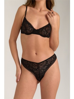 Lovely Things Angel Dantelli Brazilian Külot - Siyah