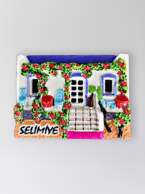 Mundy Selimiye Polyester Kabartmalı Magnet 7X5CM Dekoratif Hediyelik Buzdolabı Süsü (KOD:1430)