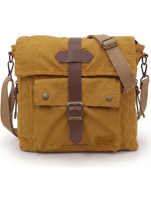 Old Cotton Cargo Postacı Omuz Kanvas Tablet Evrak Laptop Okul Notebook Çantası – 7170