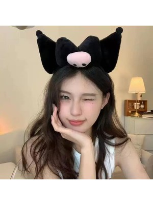 Sevimli Kedi Kuromi Cosplay Lolita Y2K Kpop Kulaklı Taç Tanç Saç Bandı Aksesuar Kadın Genç Kız Çocuk