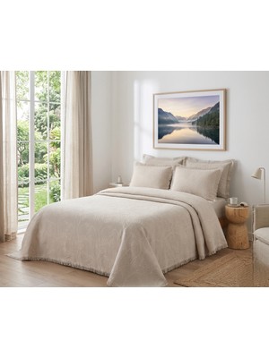Cosibello Home 4 Katlı Kare Desen %100 Pamuk Pike Çift Kişilik 230X240