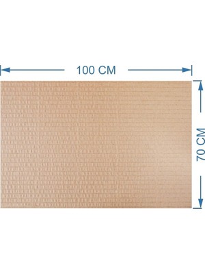Yılhan Ambalaj Oluklu Mukavva Karton Levha 70X100 cm 6 mm 10 Adet | Maket, Okul Projesi, Puzzle, Tuval, Çerçeve, Paketleme