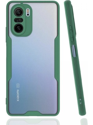 Evimdeyokyok Xiaomi Poco F3 Kılıf Platin Silikon - Yeşil
