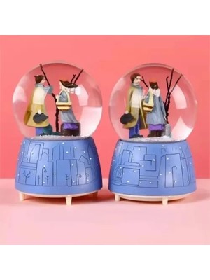 Dinç Store 44 Işıklı Müzikli Kar Küresi