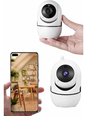 Dinç Store 44 Mini Ip Kamera Hareketli Güvenlik Kamerası Kablosuz Wifi Kamera Mikrofonlu