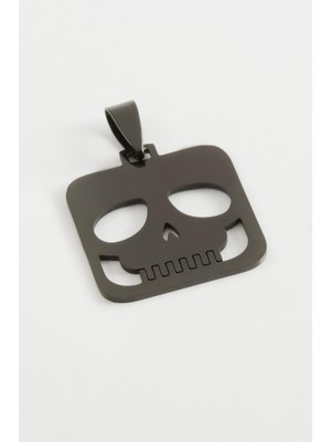 Dinç Store 44 Kuru Kafa Çelik Kolye Ucu 2,5 cm