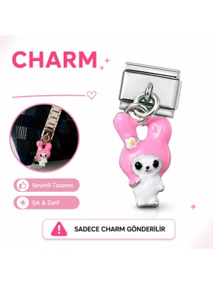 Hello Kitty Italyan Bileklik Charmı Sallantılı
