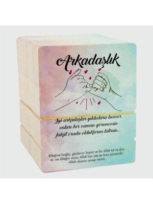 Dinç Store 44 2'li Arkadaşlık Bileklik Kartı