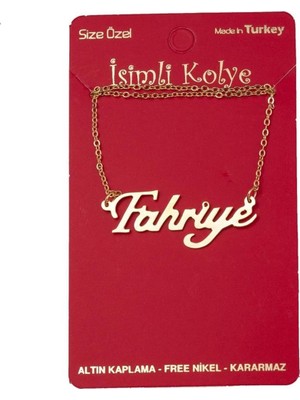 Dinç Store 44 Fahriye Isimli Kolye (Kişiye Özel)