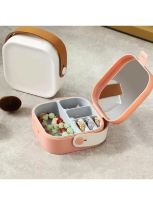 Dinç Store 44 Aynalı Makyaj Kutusu Çanta Boy