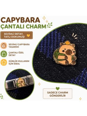 LUXMON Capybara Çantalı İtalyan Bileklik Charmı