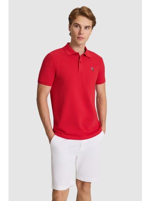 U.s. Polo Assn. Erkek Kırmızı Tişört Basic 50326972-VR171