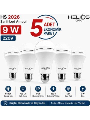 Helios Şarjlı LED Ampul