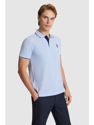 U.s. Polo Assn. Erkek Açık Mavi Tişört Basic 50326975-VR003