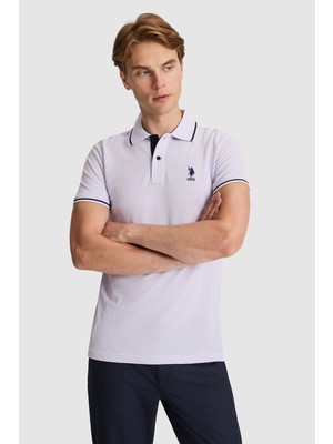 U.s. Polo Assn. Erkek Lila Tişört Basic 50326975-VR034