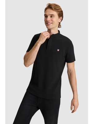 U.s. Polo Assn. Erkek Siyah Tişört Basic 50326980-VR046