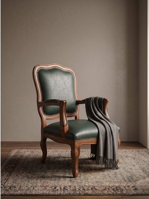 Kleinhaus Furniture Ravello Açık Ceviz Klasik Berjer