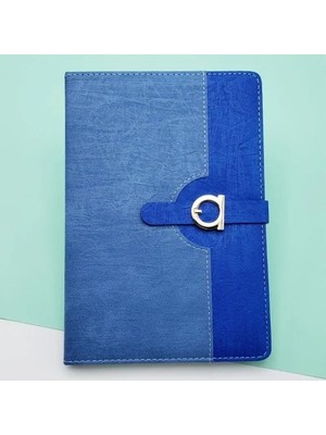 Dinç Store 44 Mavi Termo Deri Defter