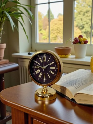 Dinç Store 44 Goldora 25 x 20 Gold Metal Masa Saati