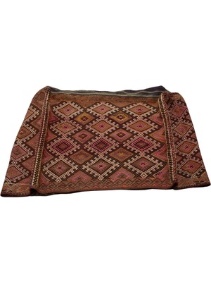 Kilim Antik El Dokuma Büyük Kağızman Beşik Yün Kilim 1620 - Antika - Çok Renkli