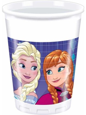 Skygo Frozen Kar Taneler Temalı Plastik Bardak 8 Adet