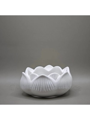 Canseb Elegance 1 Adet Lotus Çiçeği Dekor Mumluk