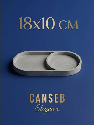 Canseb Elegance Velvet Line Tray - Dekoratif Tepsiler - Sunumluklar - Tabaklar