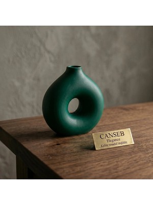 Canseb Elegance Premium - 14CM - Dekoratif Beton Vazo - Avangard - Lüks Tasarım - Özenli Işçilik