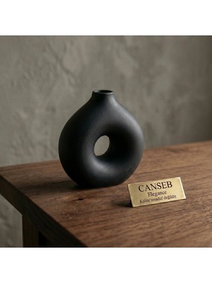 Canseb Elegance Premium - 14CM - Dekoratif Beton Vazo - Avangard - Lüks Tasarım - Özenli Işçilik