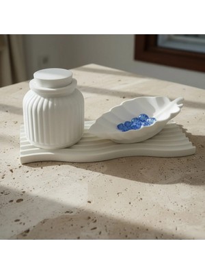 Canseb Elegance 3'lü Takı Tabağı ve Saklama Kutusu Seti Premium Set - Dekoratif Set - Pinterest - Bohem - Iskandinav Tarzı - Vazo - Dekoratif Vazo - Obje - Biblo - Heykel - Hediyelik - Dekor Obje
