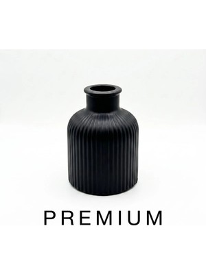 Canseb Elegance 10CM | Karbon Siyah - Pampas Vazosu - Premium - Decor