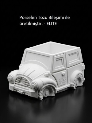 Canseb Elegance 9cm Klasik Araba Saksı & Kalemlik Dekoratif Obje