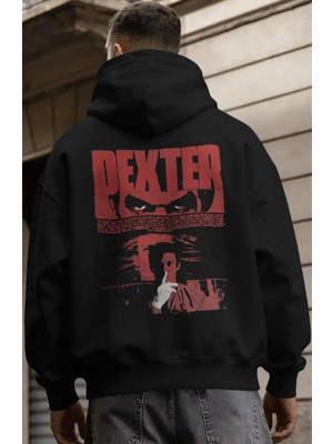 Sevbano Dexter Dizi Sırt Baskılı Unisex Oversize Premium Hoodie