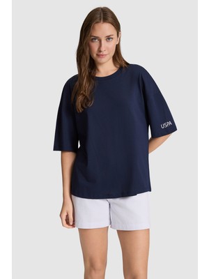 U.s. Polo Assn. Kadın Lacivert Tişört 50323529-VR033