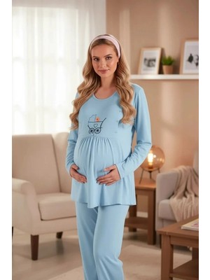 Çamaşır Kenti Estiva Micro Viscon Lohusa Pijama Takımı 17374