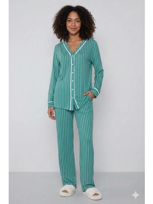 Çamaşır Kenti Limissi Viskon Pijama Takımı