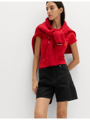 Marks & Spencer Pamuklu Denim Şort