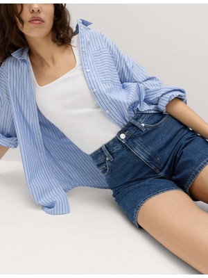 Marks & Spencer Pamuklu Denim Şort