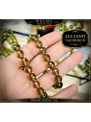 welmg Zultanit Taşı Bileklik - His Taşı Bileklik - 7 Renk Değiştiren Bileklik
