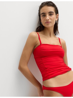 Marks & Spencer Karın Toparlayıcı Büzgü Detaylı Tankini Üst