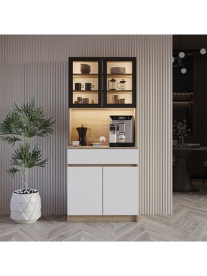 Roewood Işıltı Kahve Köşesi Sepet
