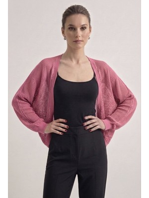 Neden Tekstil Premium Ajurlu İnce Triko Bolero Hırka